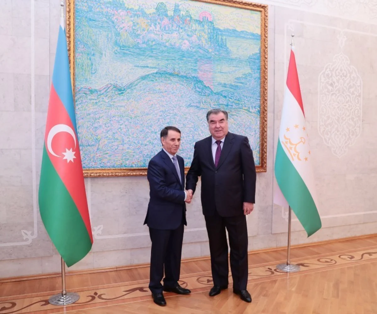 Baş nazir Novruz Məmmədov Tacikistan Prezidenti ilə görüşüb