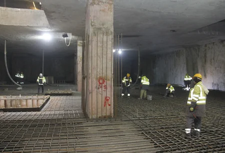 Bakı Metropoliteni: “B-04” stansiyasının üçüncü səviyyəsinin inşası başa çatıb