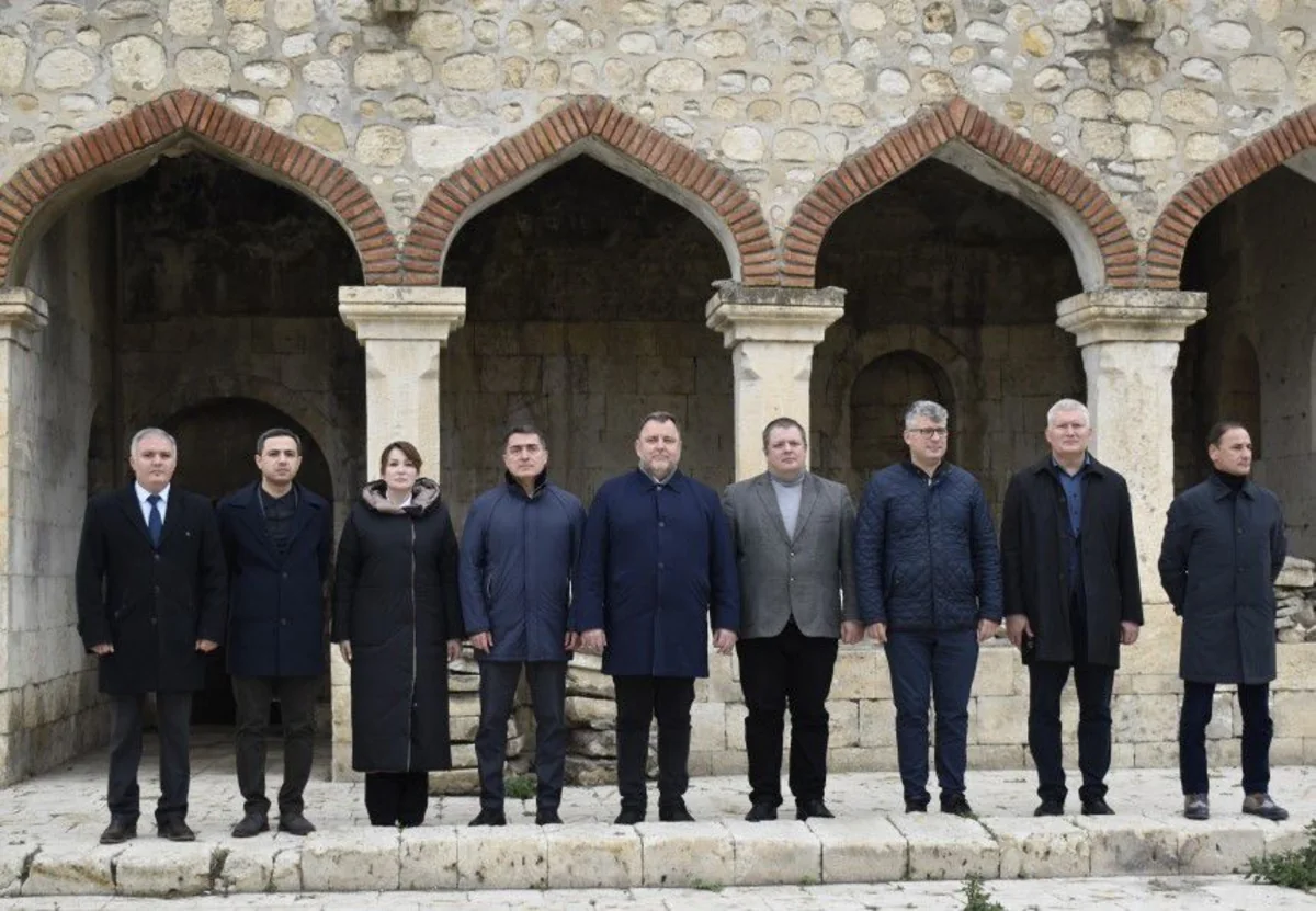 Estoniyalı parlamentarilər Ağdamda ermənilərin törətdiyi vəhşiliklərlə tanış olublar