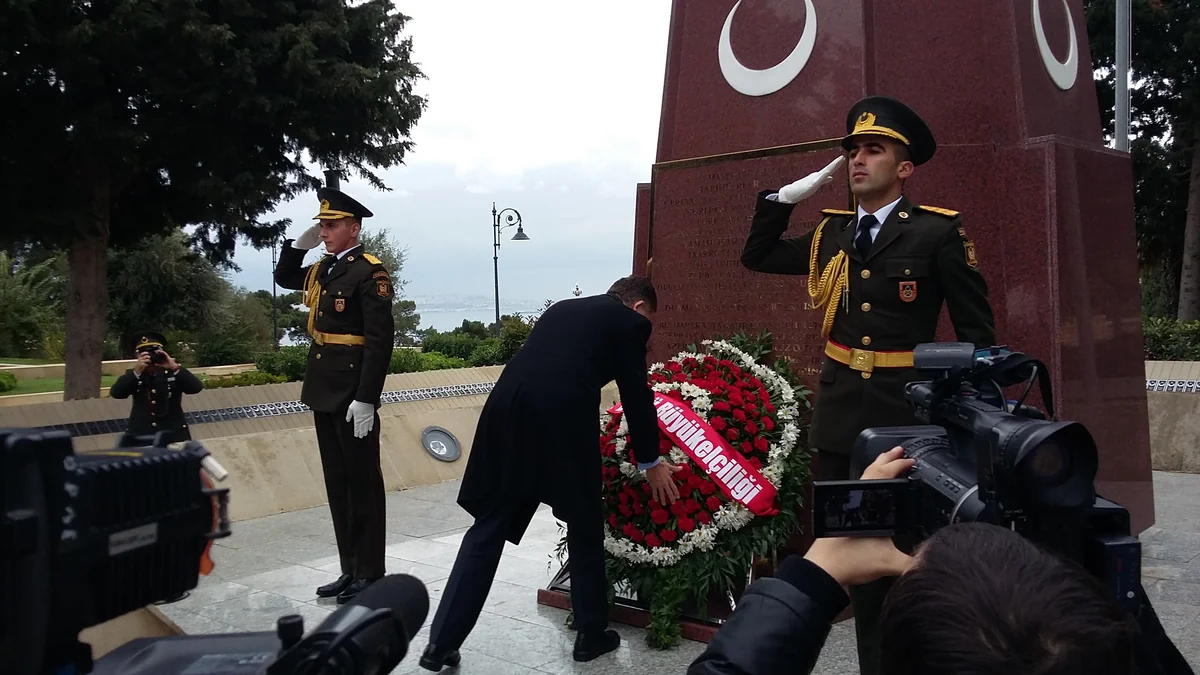 Bakıda Türkiyənin Respublika günü münasibətilə şəhidlərin xatirəsi anılıb