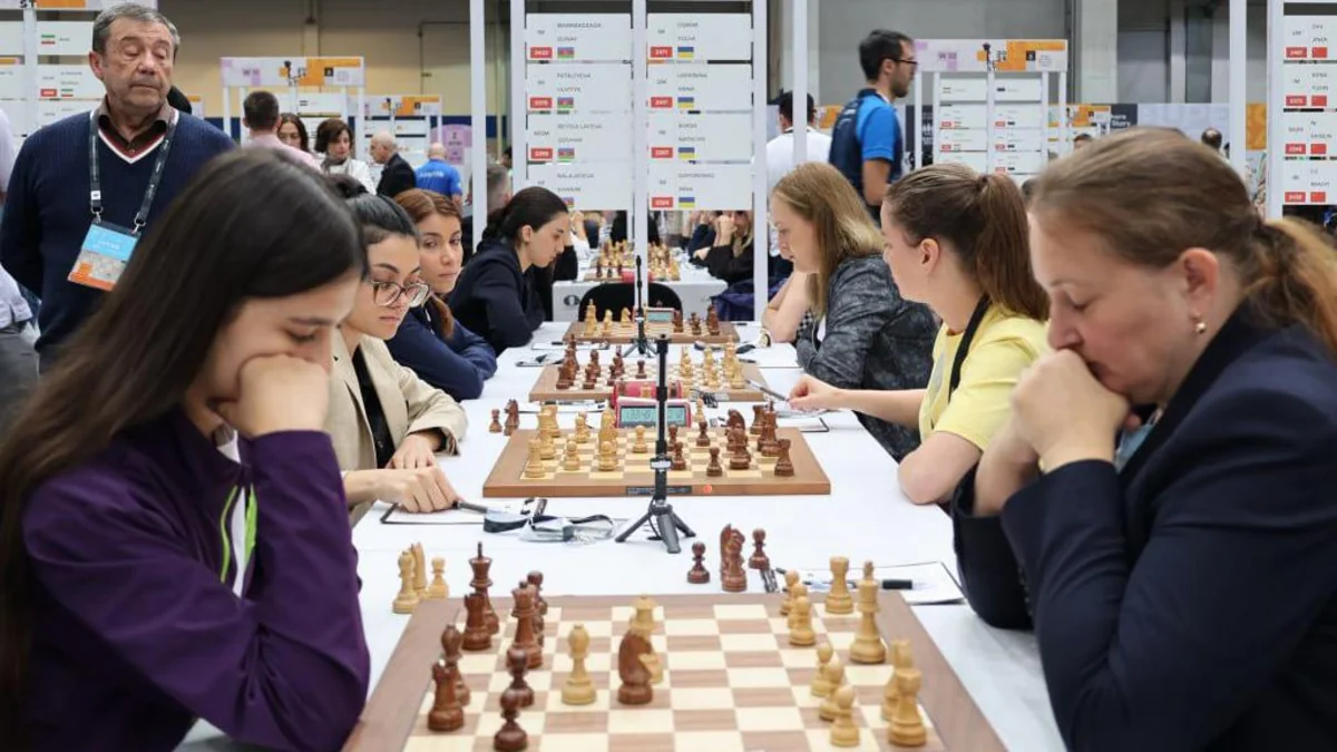 Ümumdünya Şahmat Olimpiadası: Azərbaycanın kişilərdən ibarət millisi uduzub, qadınlar heç-heçə edib