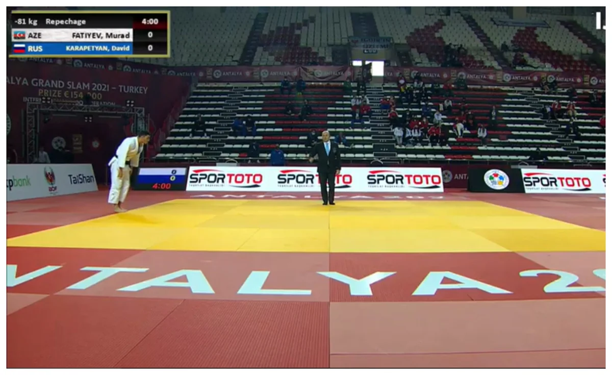 Böyük Dəbilqə: Erməni idmançı cüdoçumuzla görüşə çıxmadı