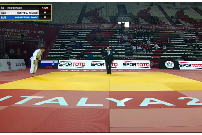 Böyük Dəbilqə: Erməni idmançı cüdoçumuzla görüşə çıxmadı