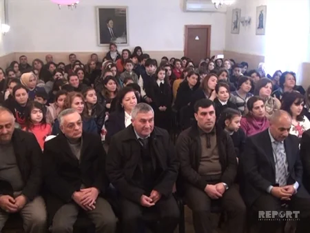 Salyanda 10 yaşlı pianoçu qızın solo konserti keçirilib - FOTO