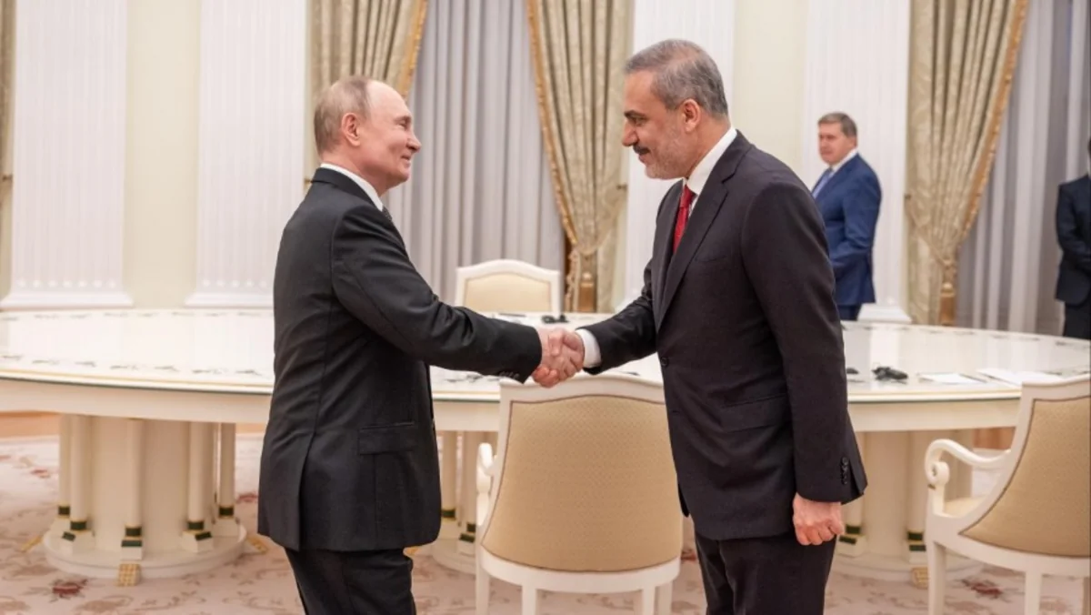 Russian president receives Turkish FM