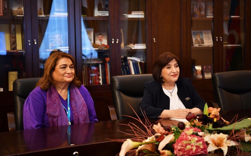 Sahibə Qafarova BMT rəsmisini münaqişədən sonrakı durumla bağlı məlumatlandırıb