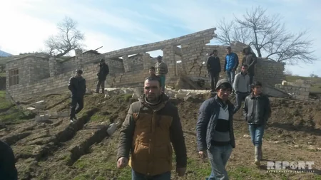 Şabranda sürüşmə baş verib, 5 evə ziyan dəyib - FOTO - VİDEO