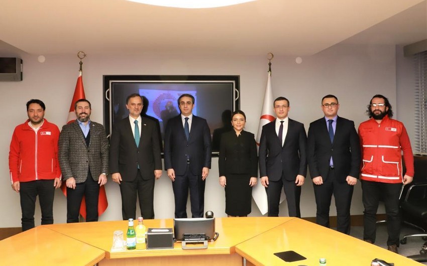 QHT Agentliyinin rəhbərliyi Türkiyə DİN-də və digər qurumlarda görüşlər keçirib