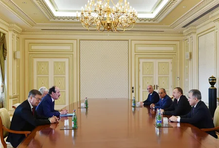 Президент Азербайджана принял главу Дагестана