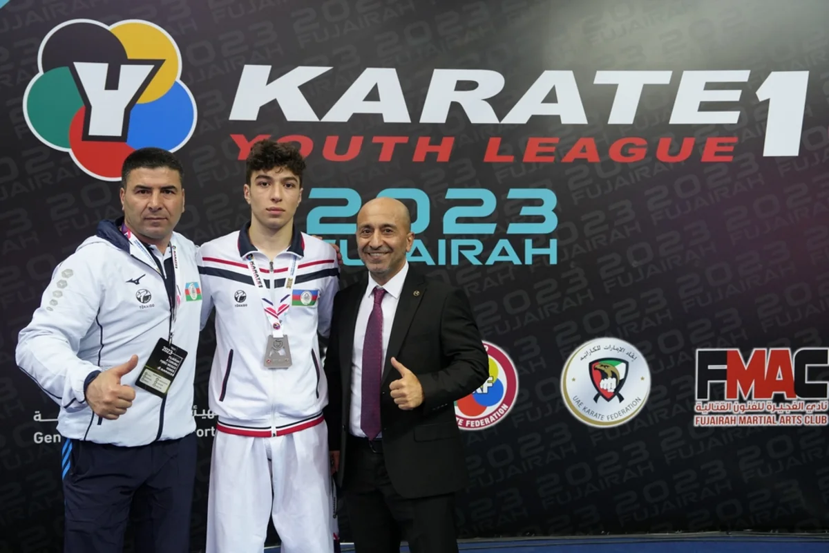 Azərbaycanlı karateçi Karate1 Youth League turnirində gümüş medal qazanıb