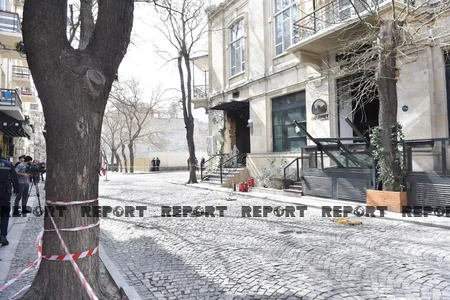 Gecə klubunda partlayışdan sonrakı vəziyyət