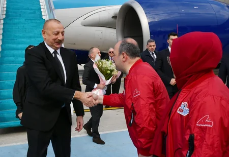 Prezident İlham Əliyev Türkiyədə işgüzar səfərdədir