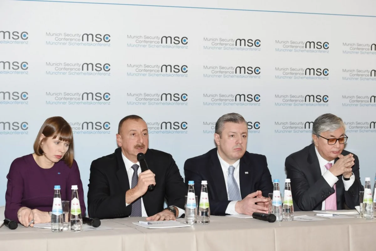 Prezident İlham Əliyev Münxen Təhlükəsizlik Konfransı çərçivəsində keçirilən panel-müzakirədə iştirak edib
