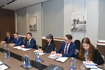 Ceyhun Bayramov Litva xarici işlər nazirinin müavini ilə görüşüb