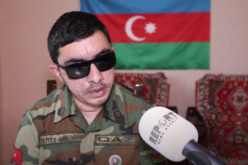 Qarabağ qazisi: Ermənilərin postuna az qalmış minaya düşdük