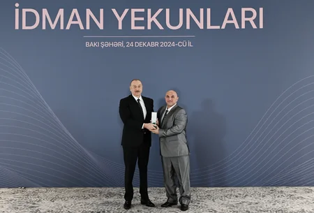 Prezident İlham Əliyev 2024-cü ilin idman yekunlarına həsr olunan mərasimdə iştirak edib - YENİLƏNİB