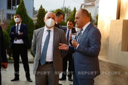 Anar Kərimov Bolnisi muzeyi və Marneuli Çay Evini ziyarət edib