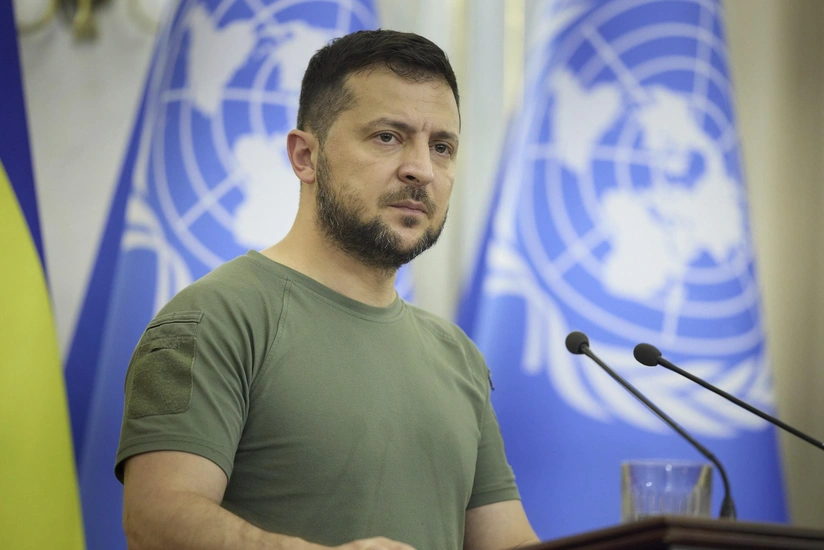 Volodimir Zelenski Baxmuta səfər edib