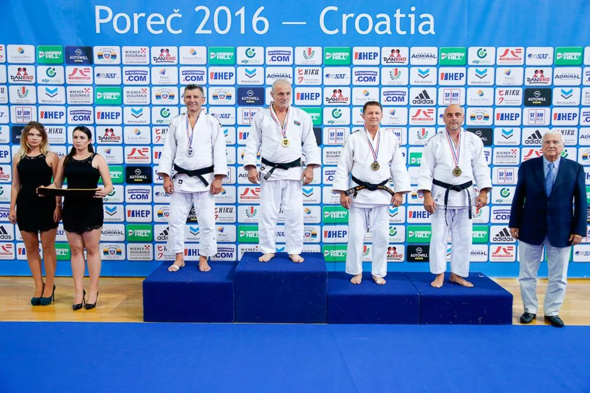 Азербайджанский дзюдоист-ветеран стал чемпионом Европы