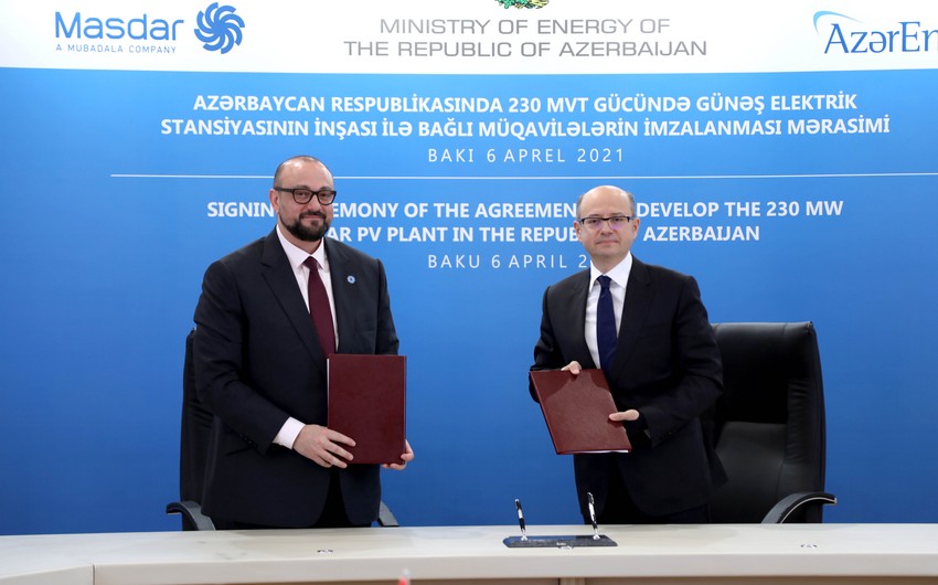 Agreements on project of solar power plant signed in Azerbaijan 