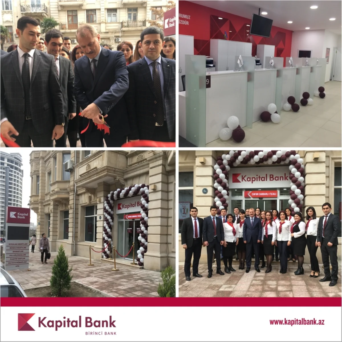 Kapital Bank yenilənmiş filialını istifadəyə verib