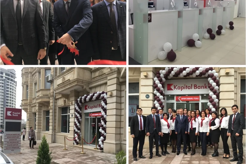 Kapital Bank yenilənmiş filialını istifadəyə verib