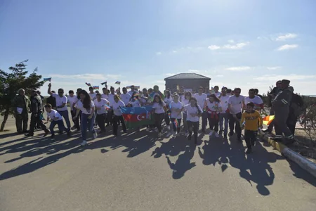 Abşeron Milli Parkında marafon keçirilib - FOTO