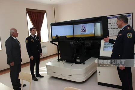 Naxçıvan DİN-in Orta İxtisas Polis Məktəbində andiçmə mərasimi keçirilib