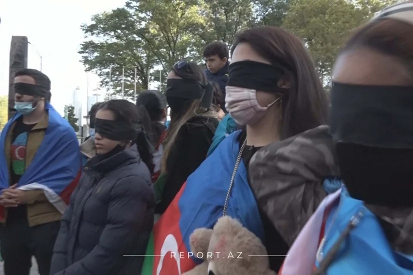 Azerbaijani youth holds protest rally in New York