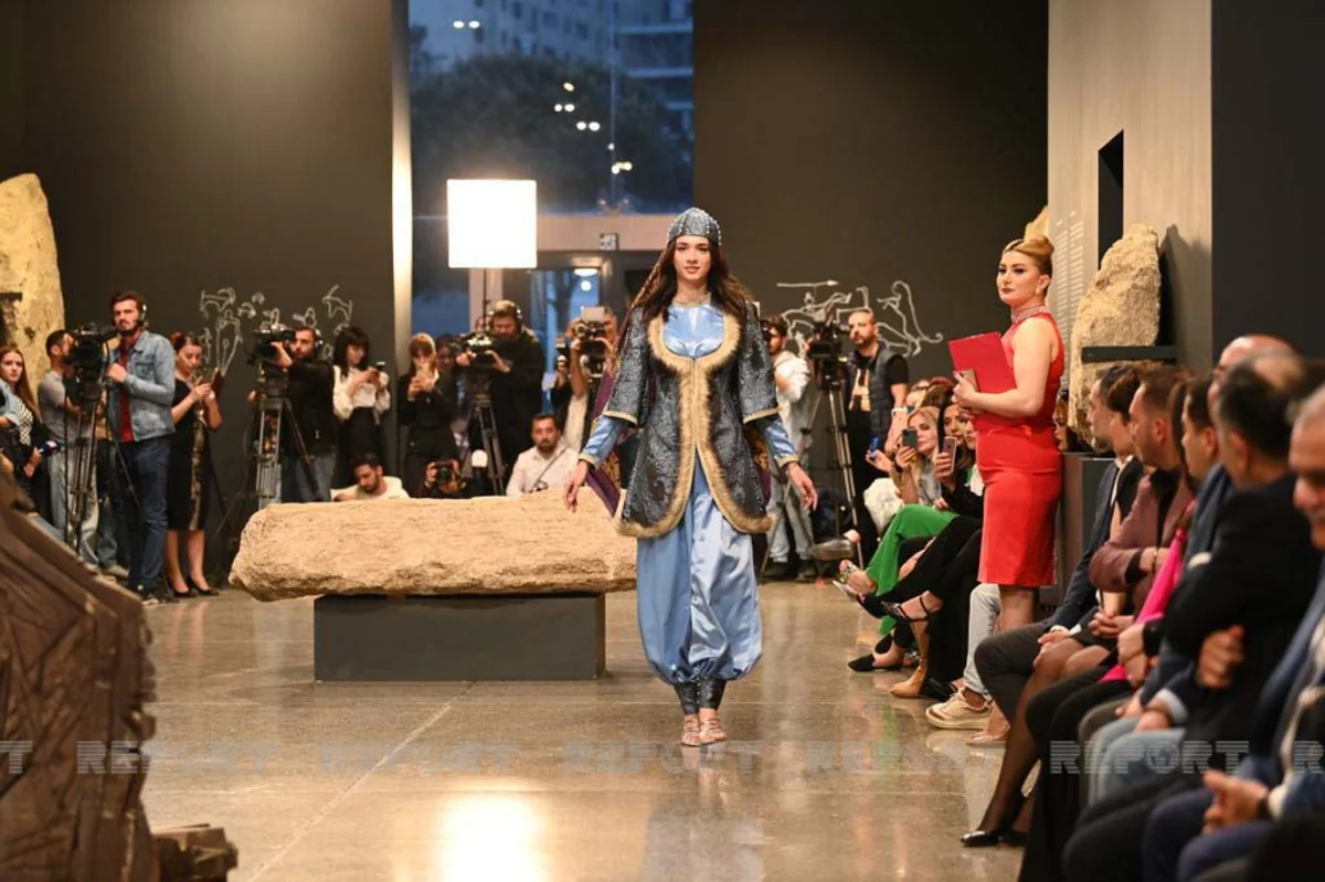 Azerbaijan's national costumes demonstrated at defile in Baku
