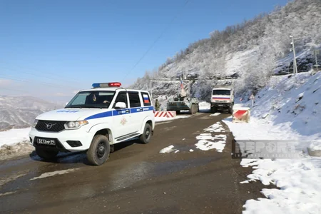 Xankəndi-Laçın yolunda sülhməramlıların 58 avtomobili maneəsiz hərəkət edib - YENİLƏNİB-7
