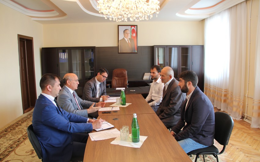 Mübariz Qurbanlı Daşkəsəndə vətəndaşları qəbul edib