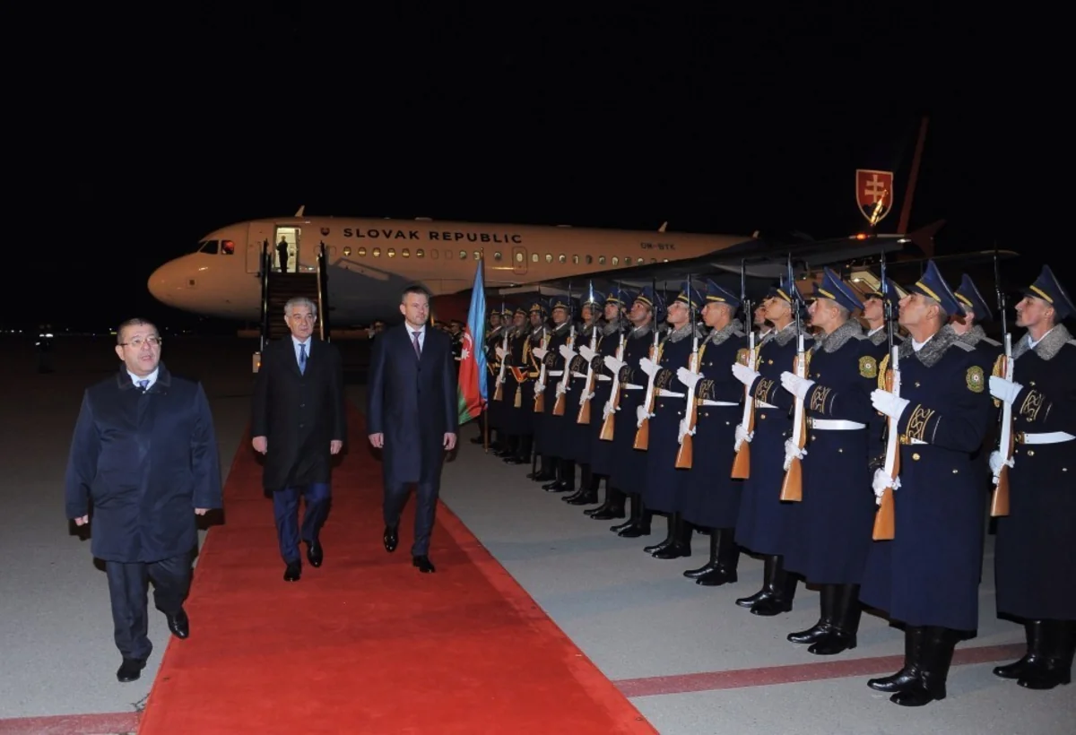 Slovakiyanın Baş naziri Azərbaycana rəsmi səfərə gəlib