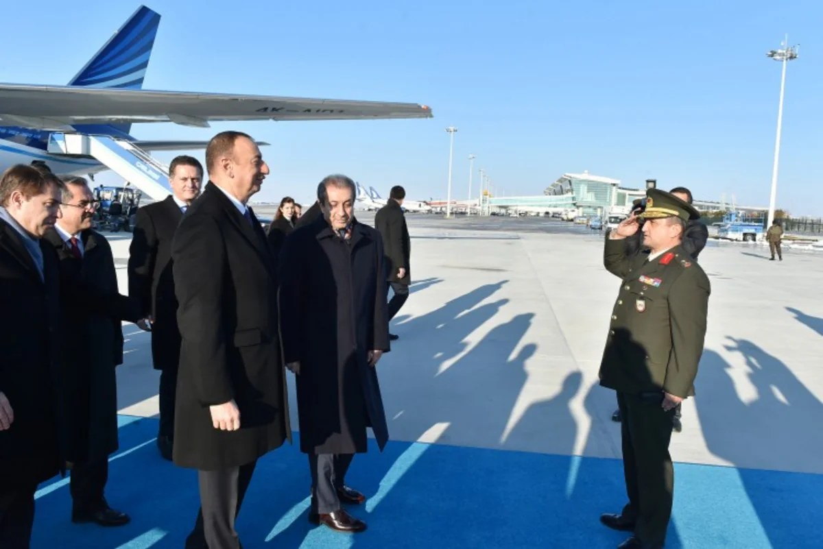 Azərbaycan Prezidenti Türkiyəyə rəsmi səfərə gedib