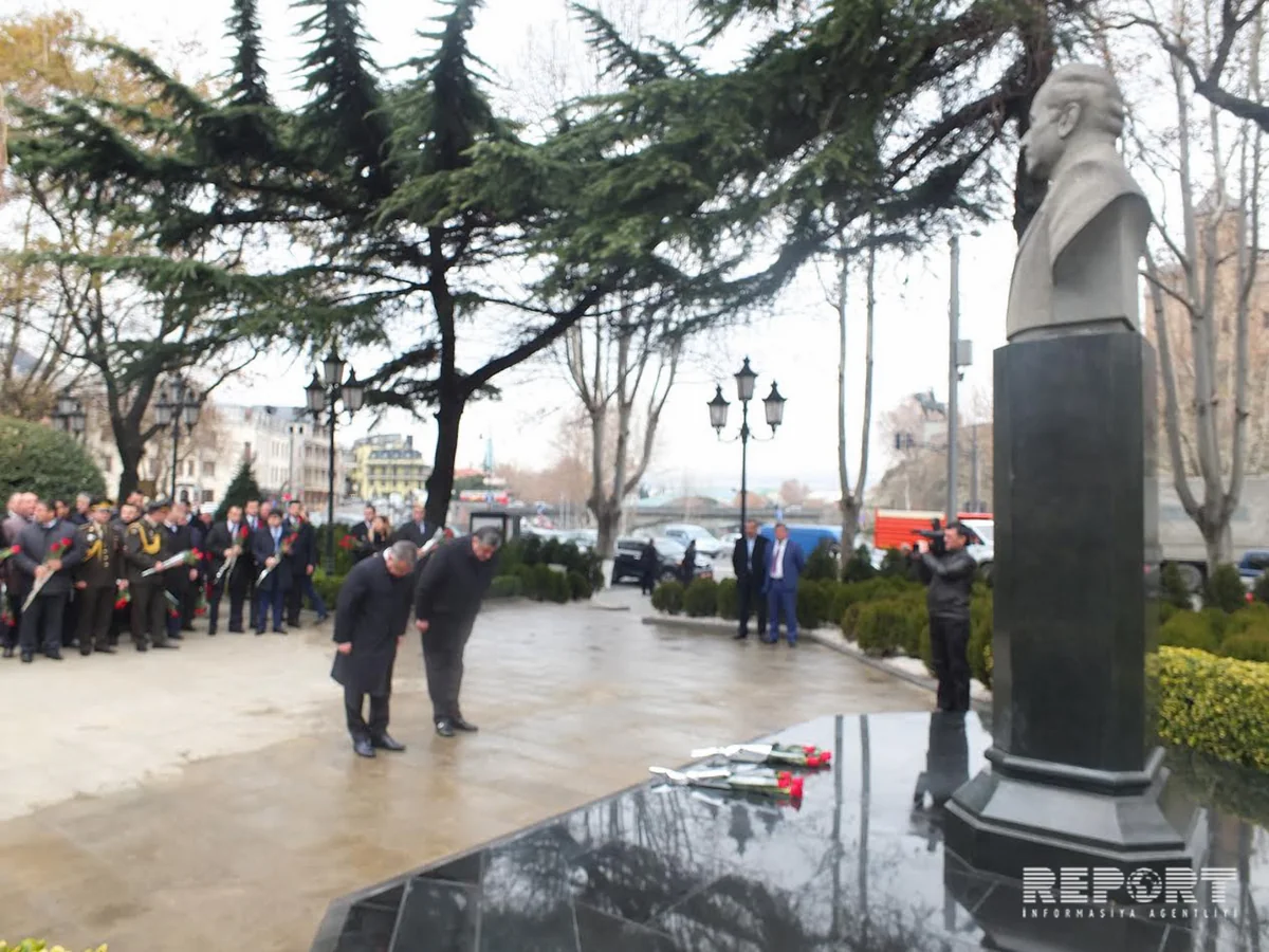 Ümummilli lider Heydər Əliyevin xatirəsi Gürcüstanda yad edilib