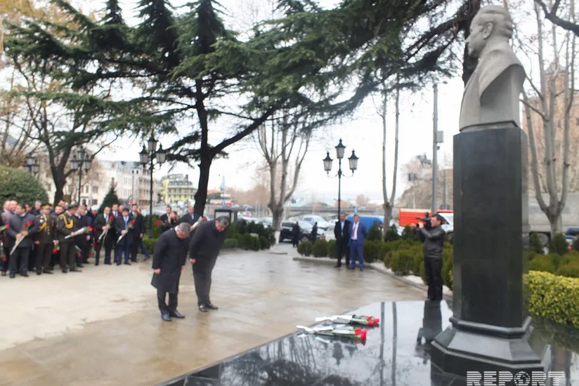 Ümummilli lider Heydər Əliyevin xatirəsi Gürcüstanda yad edilib