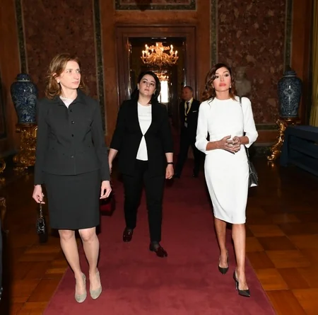 First lady Mehriban Aliyeva viewed Quirinale Palace in Rome