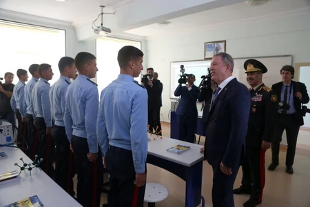Defense Ministers of Azerbaijan and Turkey visit Training-Educational Center and Military Lyceum named after Heydar Aliyev