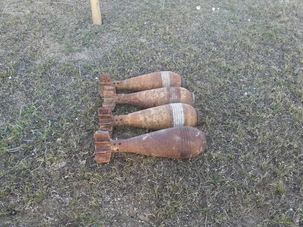 Füzulidə top mərmisi və partlamamış mina tapıldı