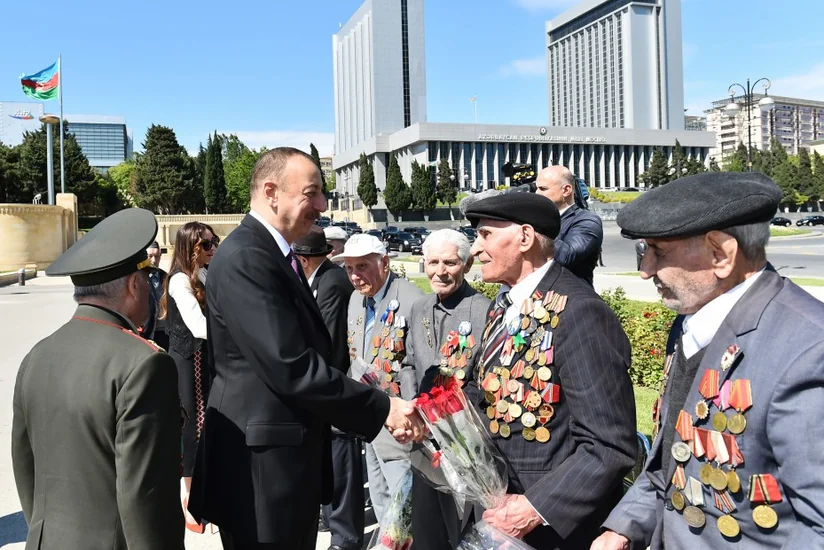 President of Azerbaijan attended ceremony to mark May 9-Victory Day