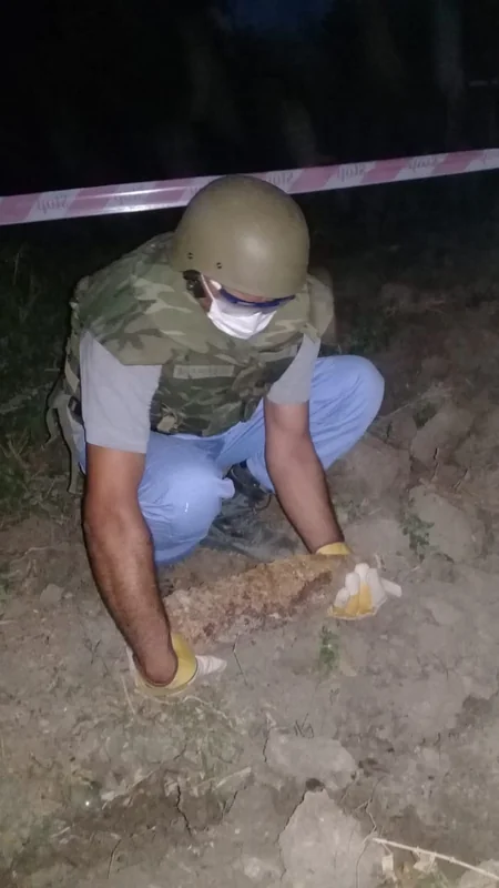 Füzuli rayonunda top mərmisi aşkarlandı