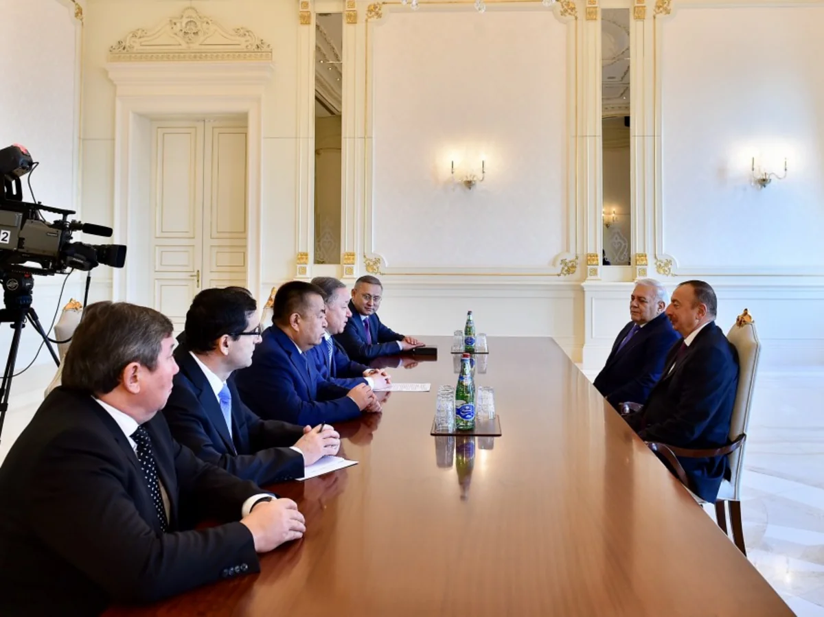 President Ilham Aliyev received parliament speakers of Turkey, Kazakhstan and Kyrgyzstan
