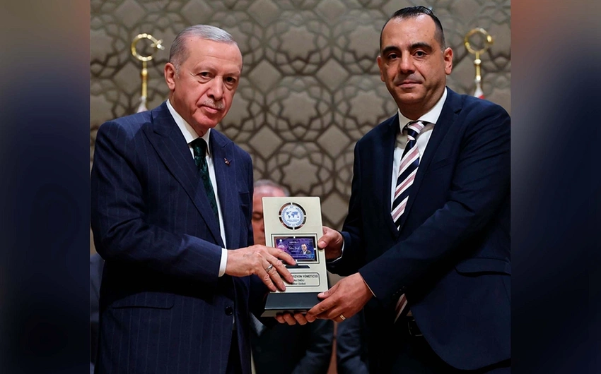 Ərdoğan Haber Globalı mükafatlandırıb