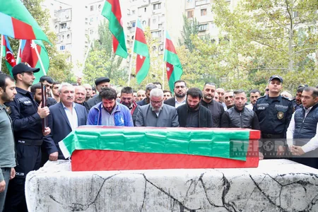 Erməni terroru nəticəsində həlak olan polis serjantı dəfn olunub - YENİLƏNİB-2