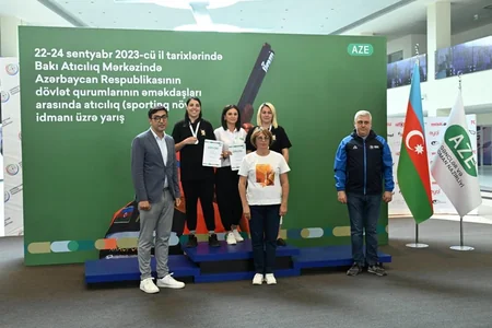 Dövlət qurumlarının əməkdaşları arasında stend atıcılığının sportinq növü üzrə yarışlar başa çatıb
