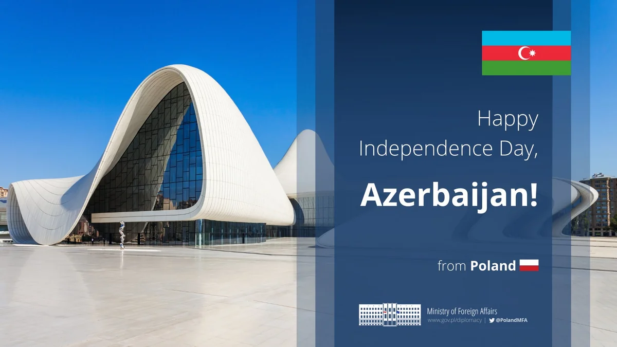 Polşa XİN Azərbaycanı Müstəqillik Günü münasibətilə təbrik edib