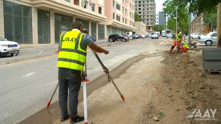 Nərimanovda uzunluğu 470 metrdən çox olan yolun təmiri başa çatıb