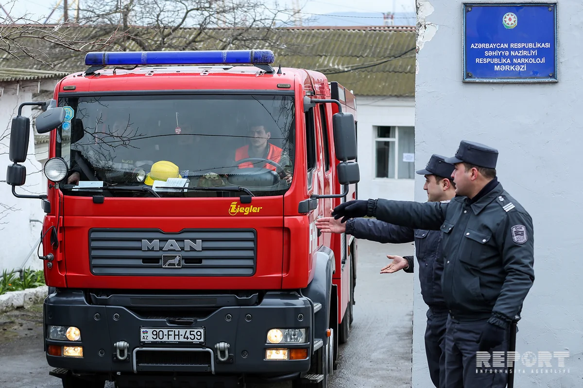 Yanğın baş verən ərazidən - FOTOREPORTAJ - ƏLAVƏ OLUNUB