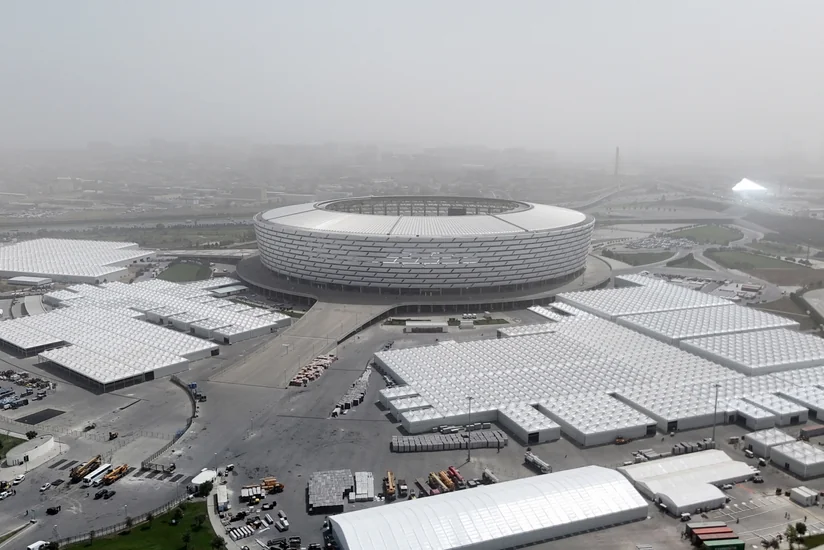 COP29 Əməliyyat Şirkəti: Bakı Olimpiya Stadionunda Mavi Zonanın 95 %-i tamamlanıb