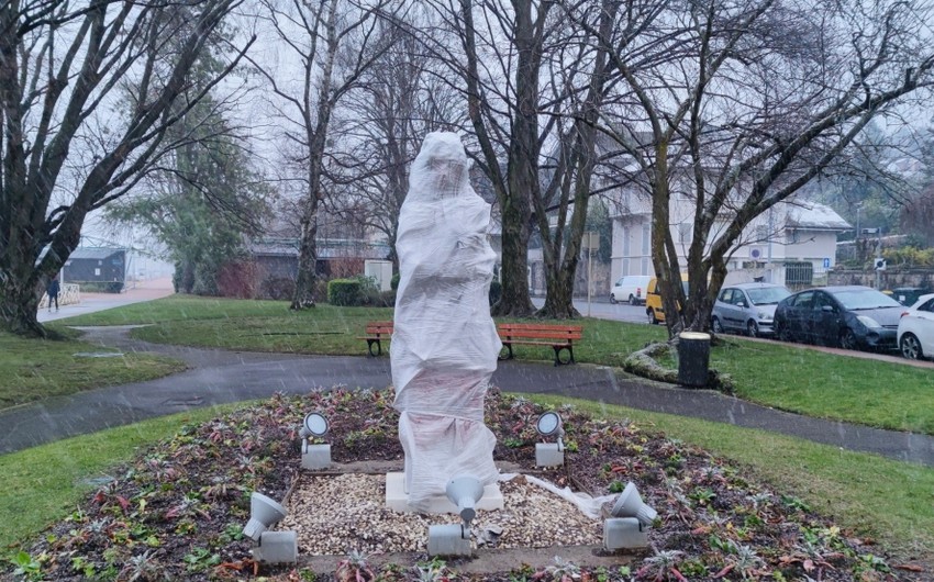 Honored MPs and senators of France condemn vandalism against Natavan's monument in Évian